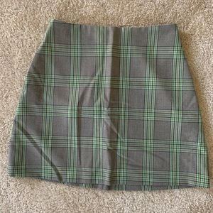 Aritzia Wilfred New Classic Mini Skirt Plaid